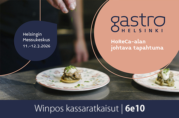 Ravintolan kassajärjestelmä Gastro 2026